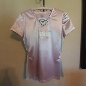 Longhorns pink jersey size L